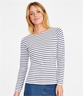 SOLS Ladies Marine Long Sleeve Stripe T-Shirt
